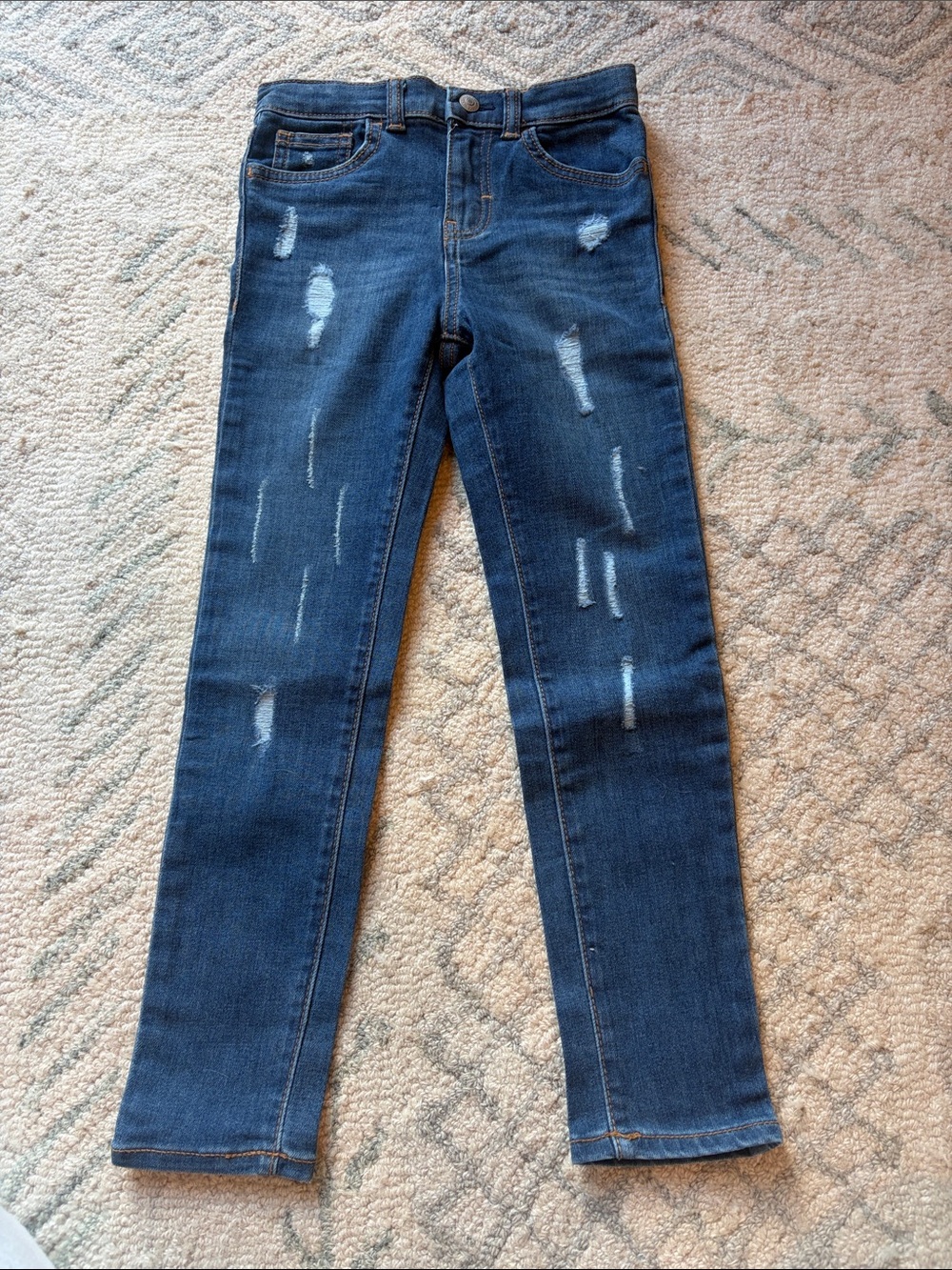 NWT Levi’s Dark Blue Distressed girls skinny Jeans